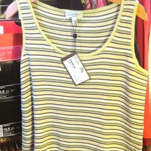 St John's Sport Tank Top Size Extra Large Nwt - Picture 1 of 7